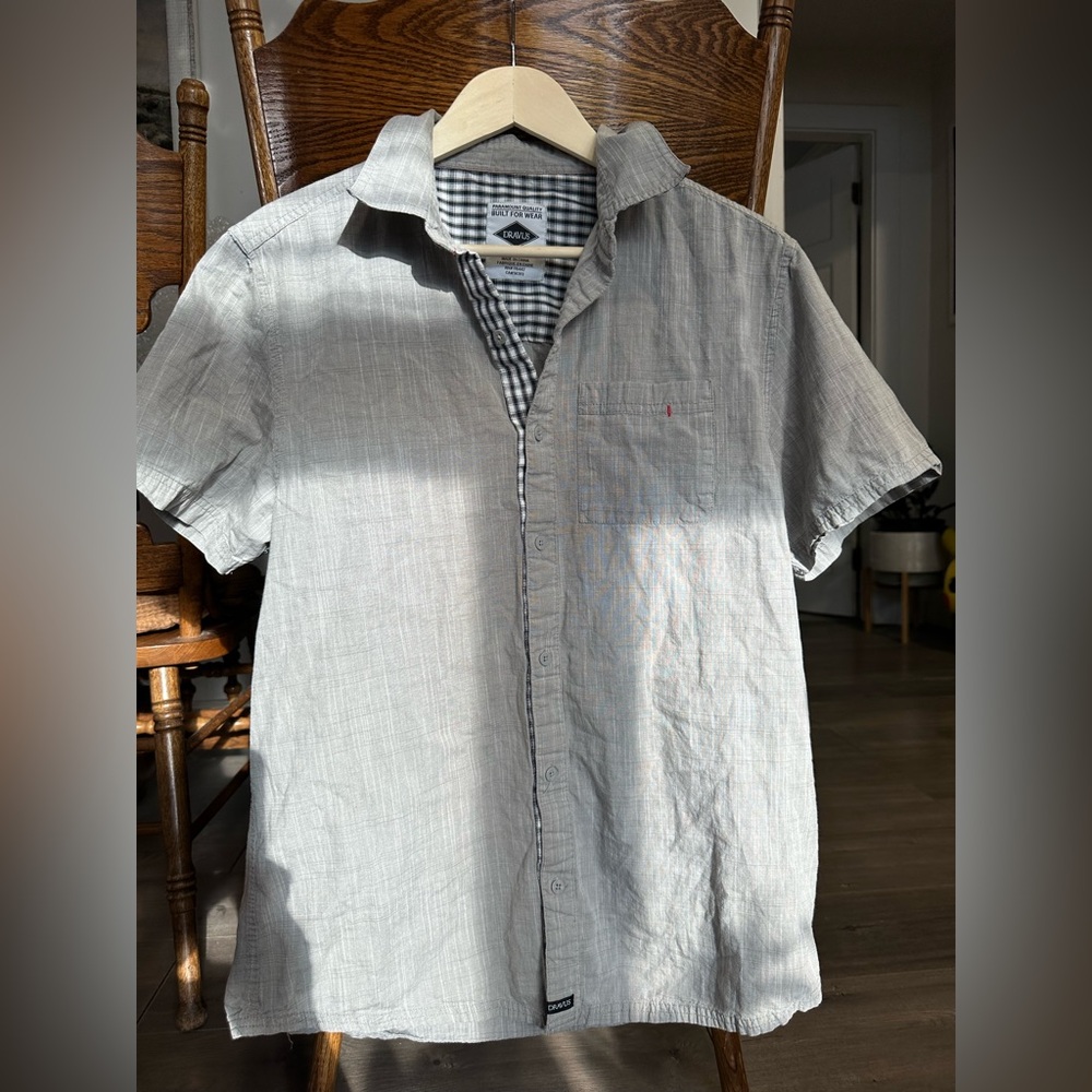 78-Gray Button-Down Shirt